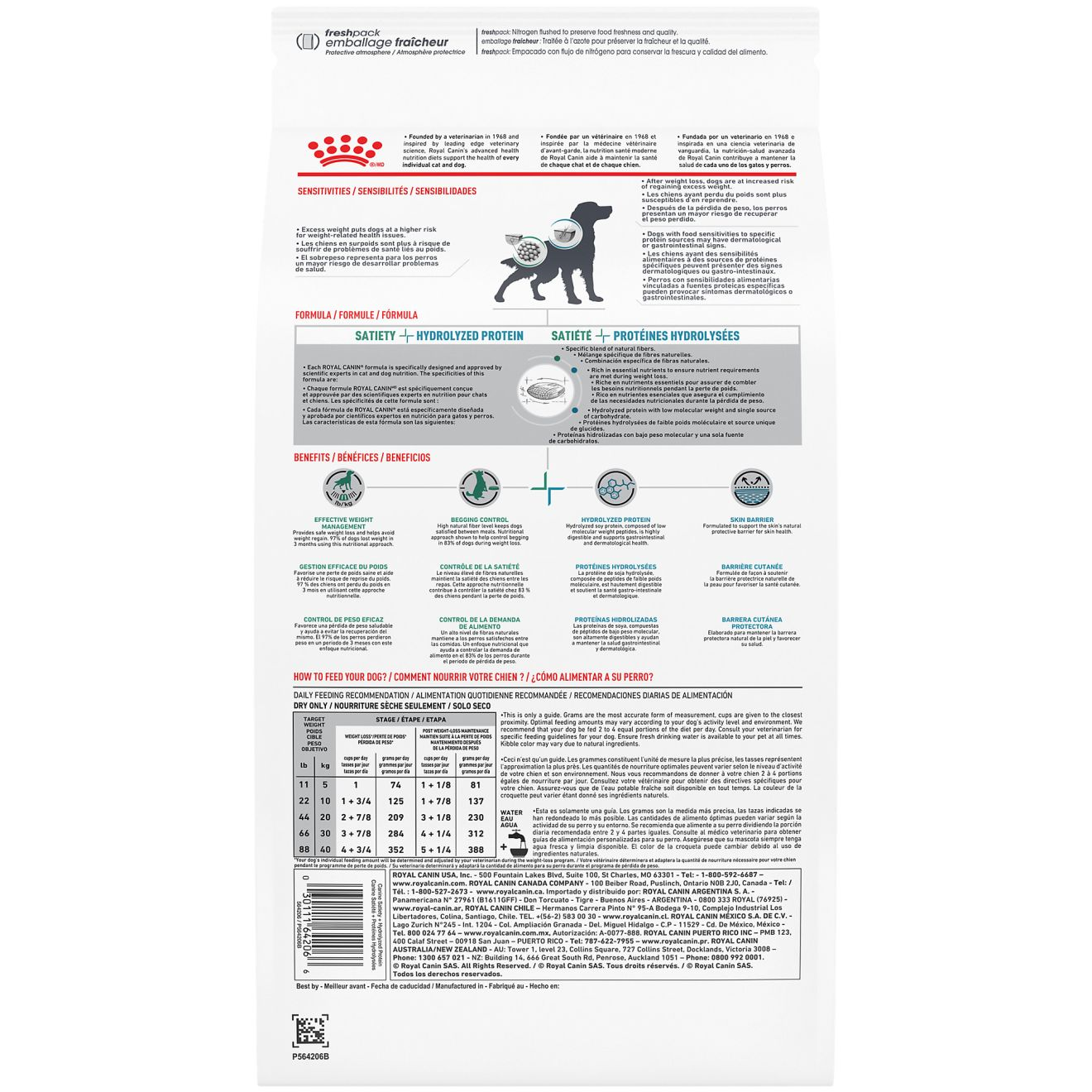 Canine Satiety + Hydrolyzed Protein