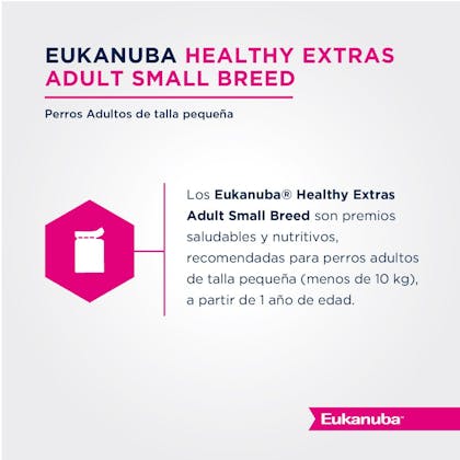 Eukanuba Healthy Extras Adult Small Breed - Adulto Talla Pequeña