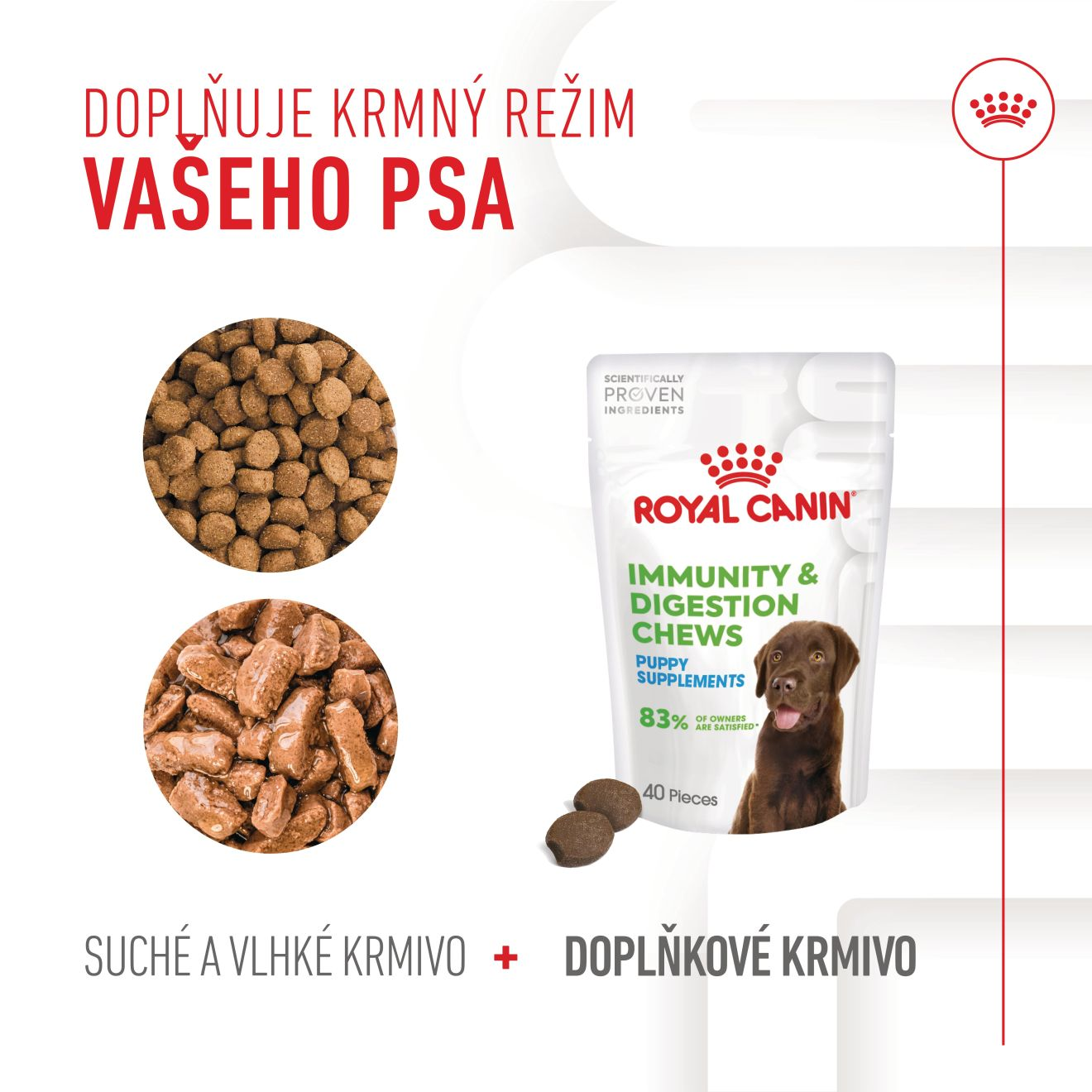 Supplement Dog Immunity & Digestion Puppy chews 