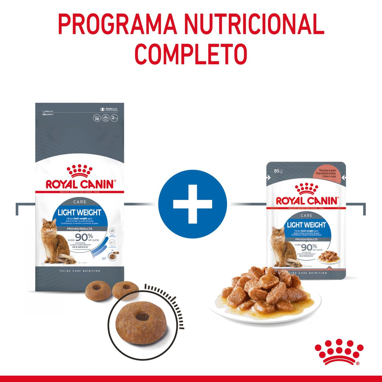 LIGHT WEIGHT CARE Fatias finas em molho