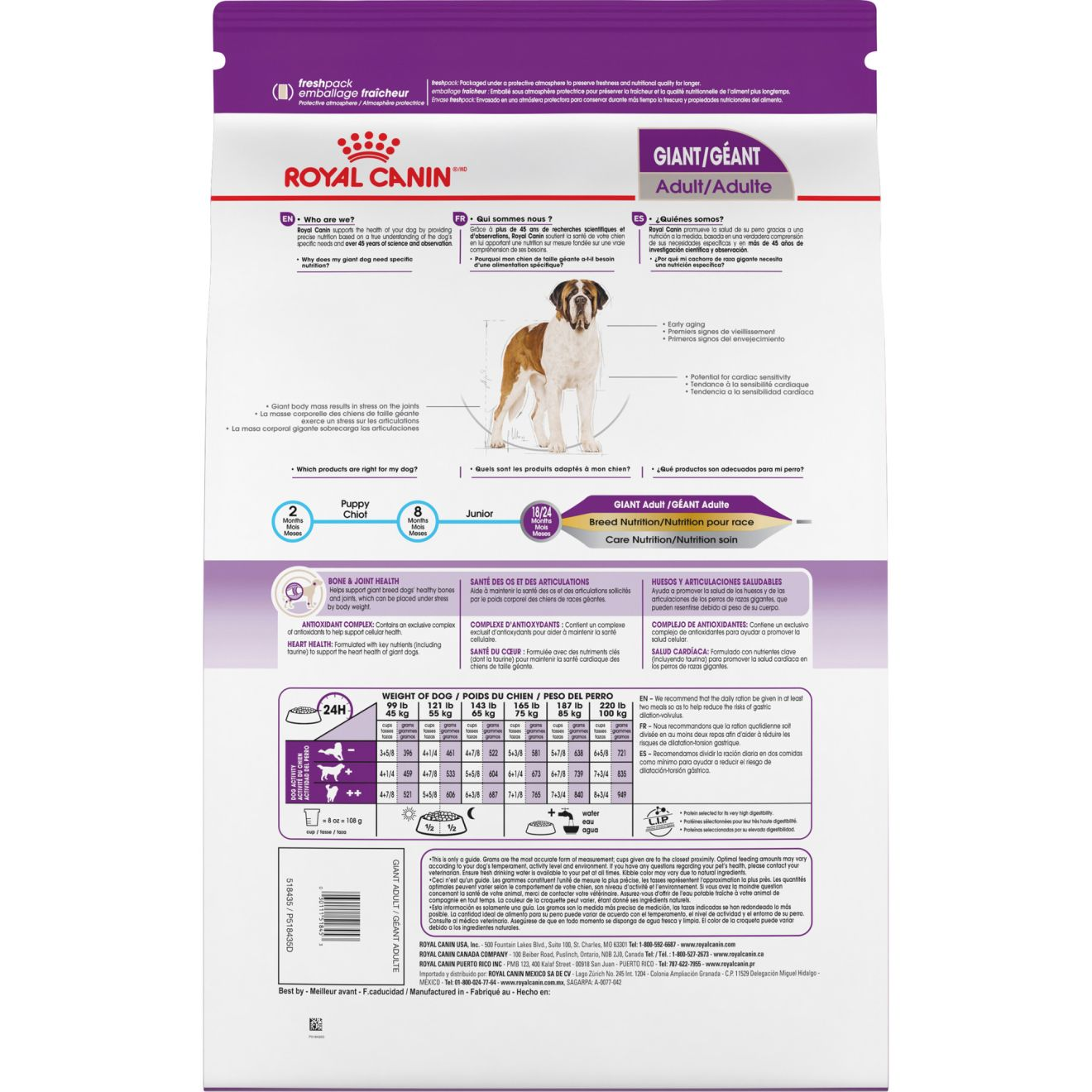 Large breed 2024 royal canin