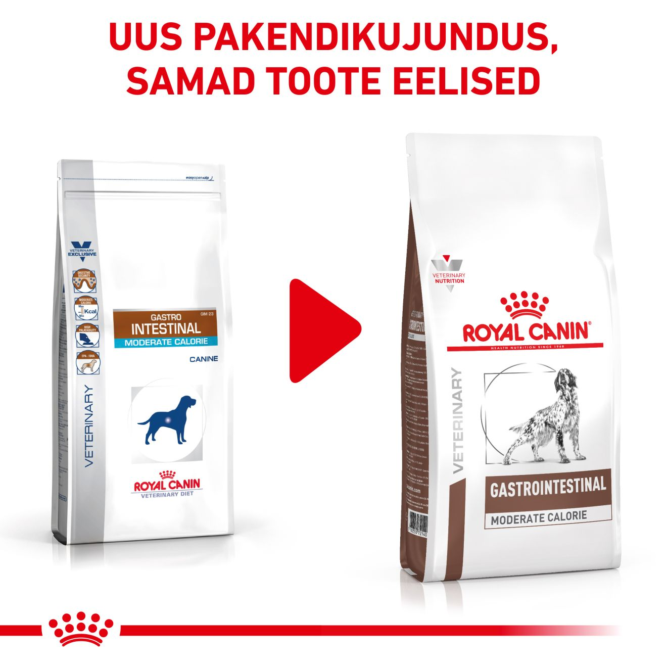 Royal Canin Gastrointestinal Moderate Calorie Dog kuivtoit