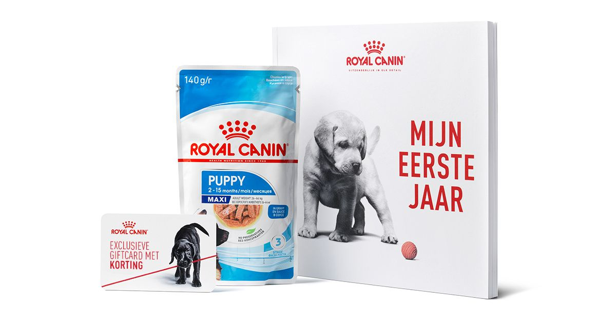 Inhoud Royal Canin puppypakket