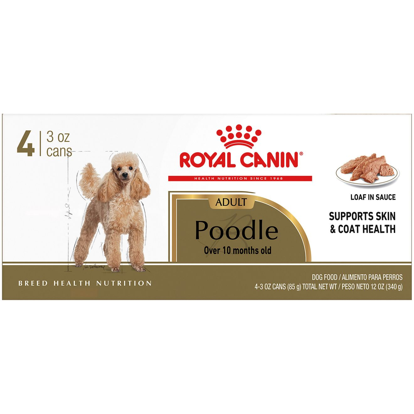 Poodle Adult Loaf in Sauce Canned Dog Food Royal Canin US