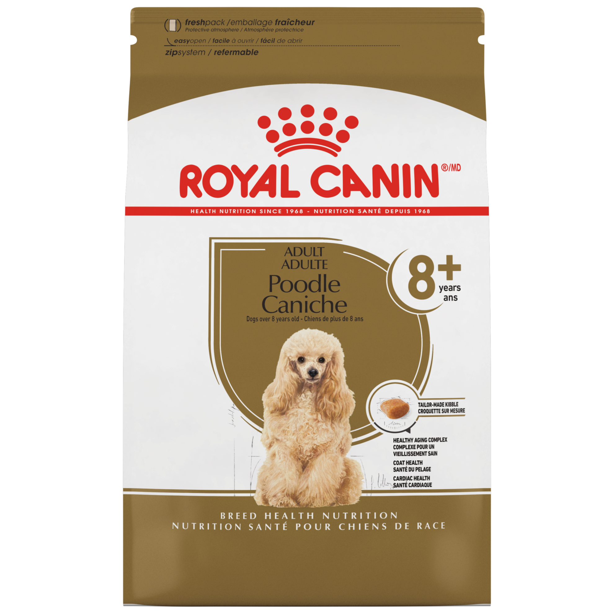 Poodle 8+ Adult Dry Dog Food