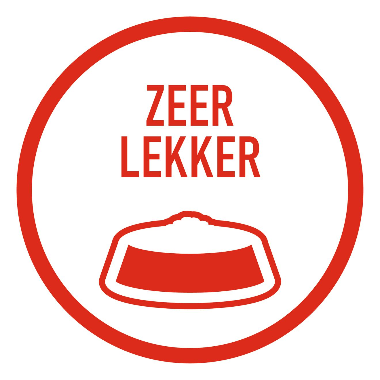 Icoon zeer lekker