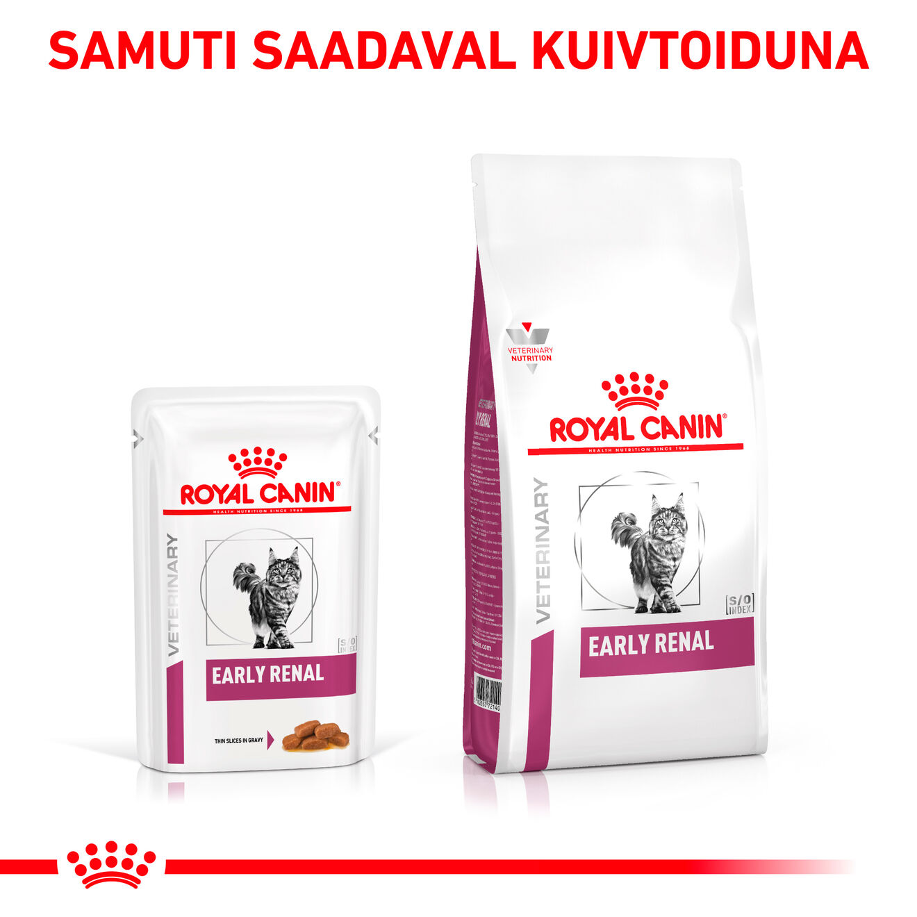 Royal Canin Early Renal Cat konserv (õhukesed viilud kastmes)