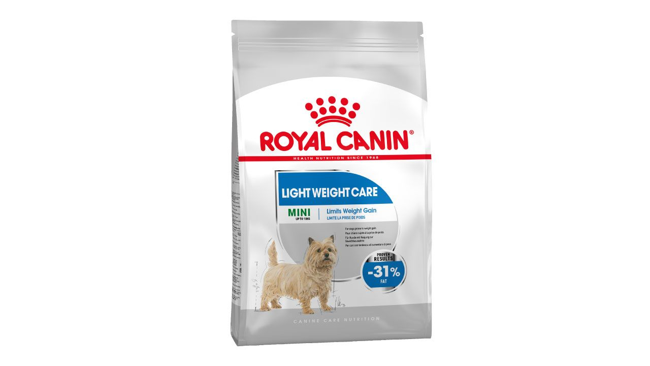 Canine care nutrition light weight pack shot