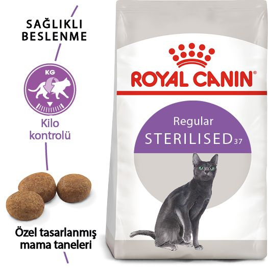 Sterilised 37 Kısırlaştırılmış Yetişkin Kedi Kuru Maması