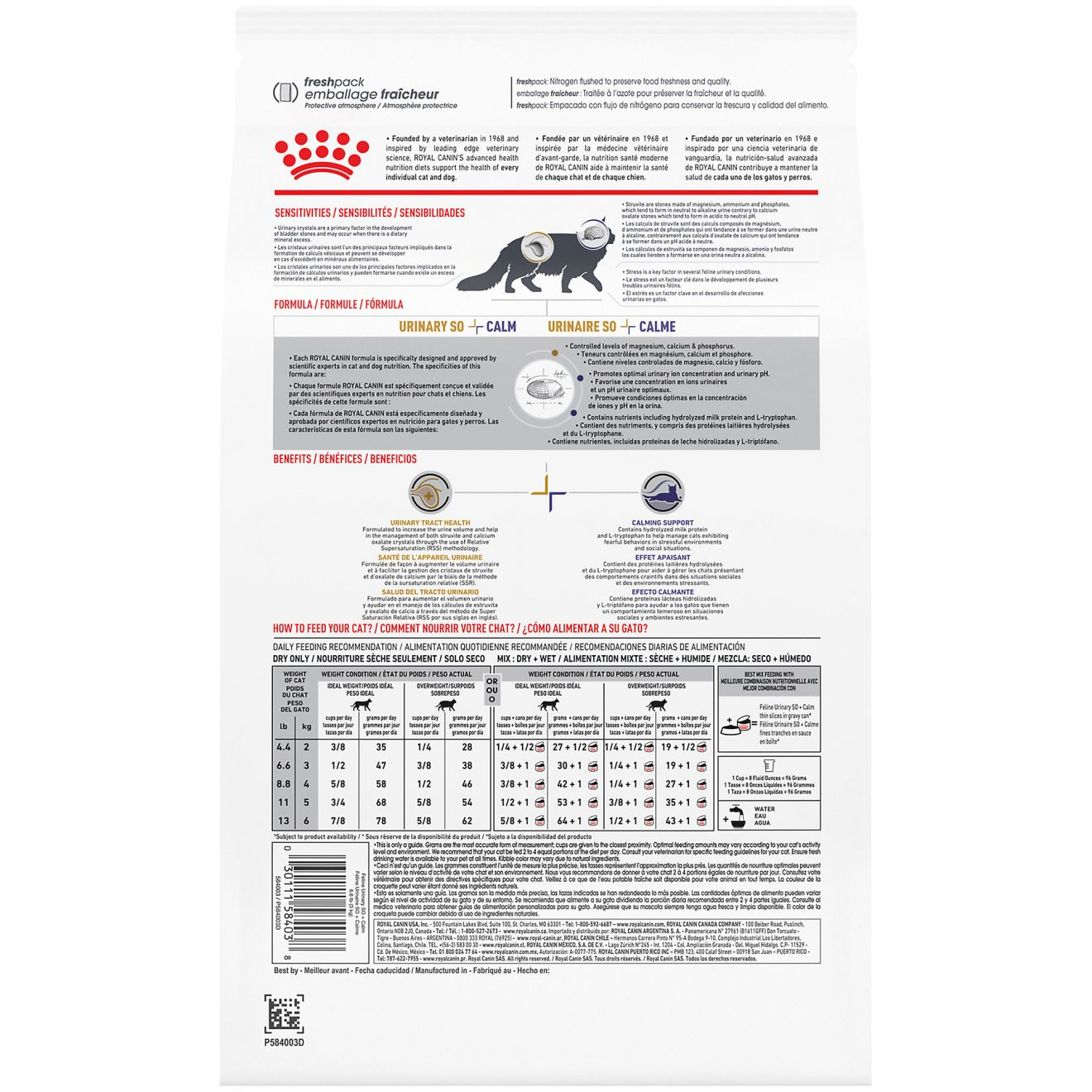 Royal canin feline urinary so clearance calm