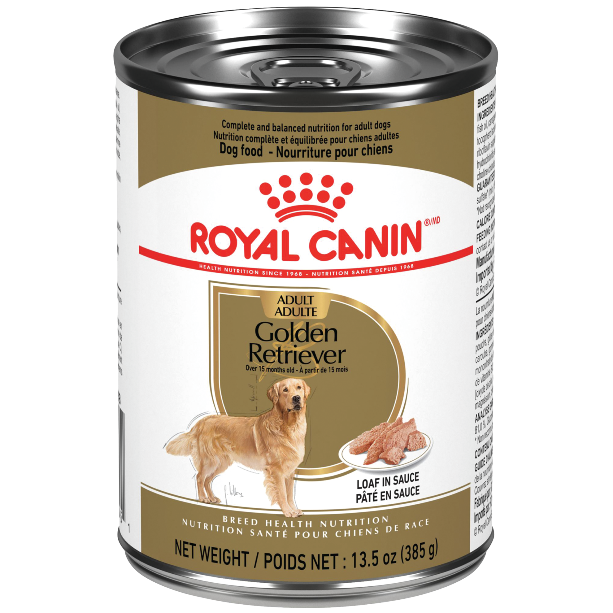 Golden Retriever Adult Loaf in Sauce Canned Dog Food