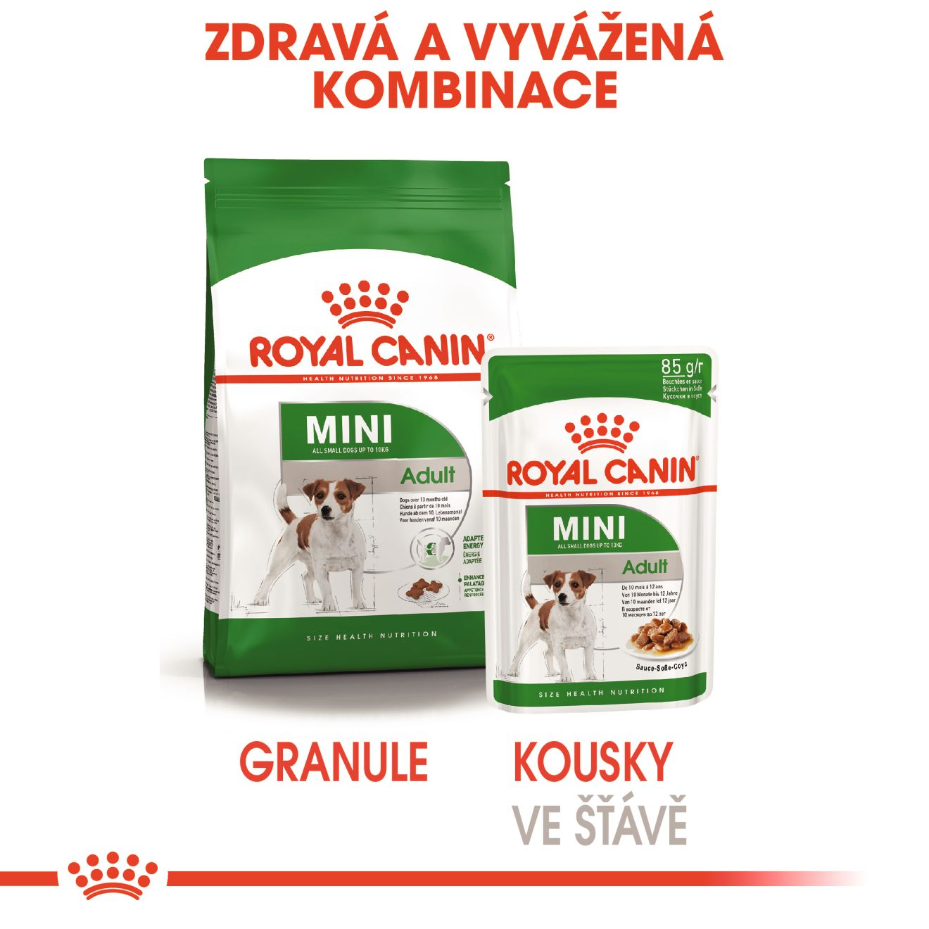 ROYAL CANIN Mini Adult kapsička ve šťávě pro dospělé psy malých plemen