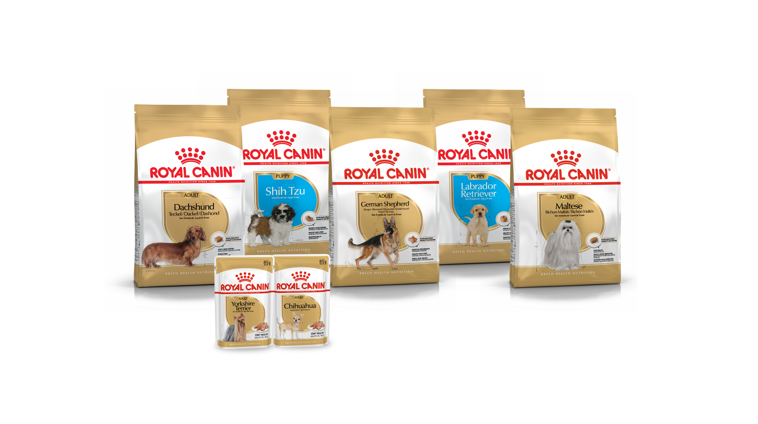 Breed Health Nutrition range 