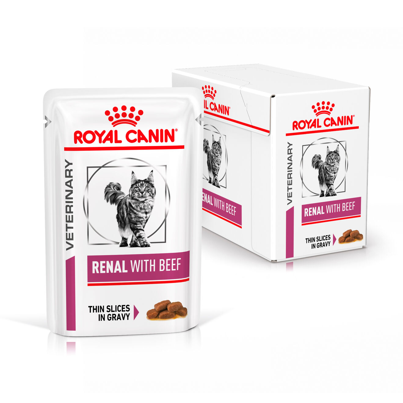 Royal Canin Renal With Beef Cat konserv (õhukesed viilud kastmes)