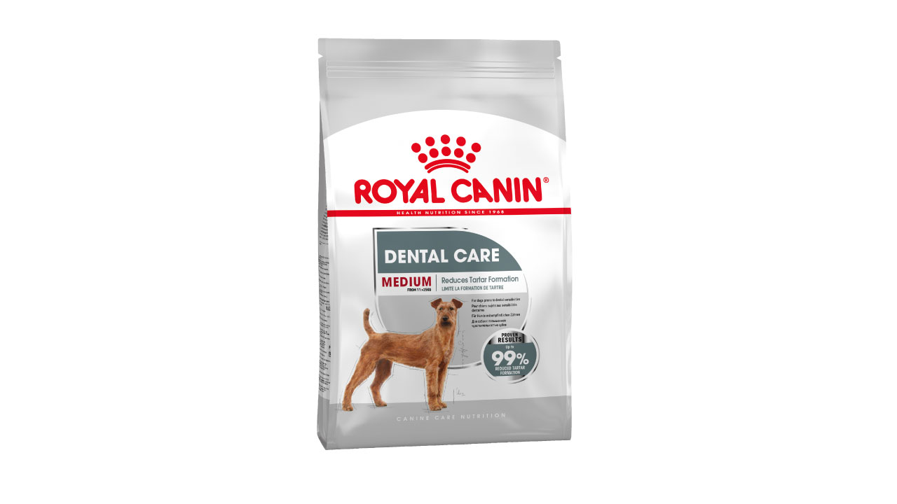 Canine care nutrition dental pack shot