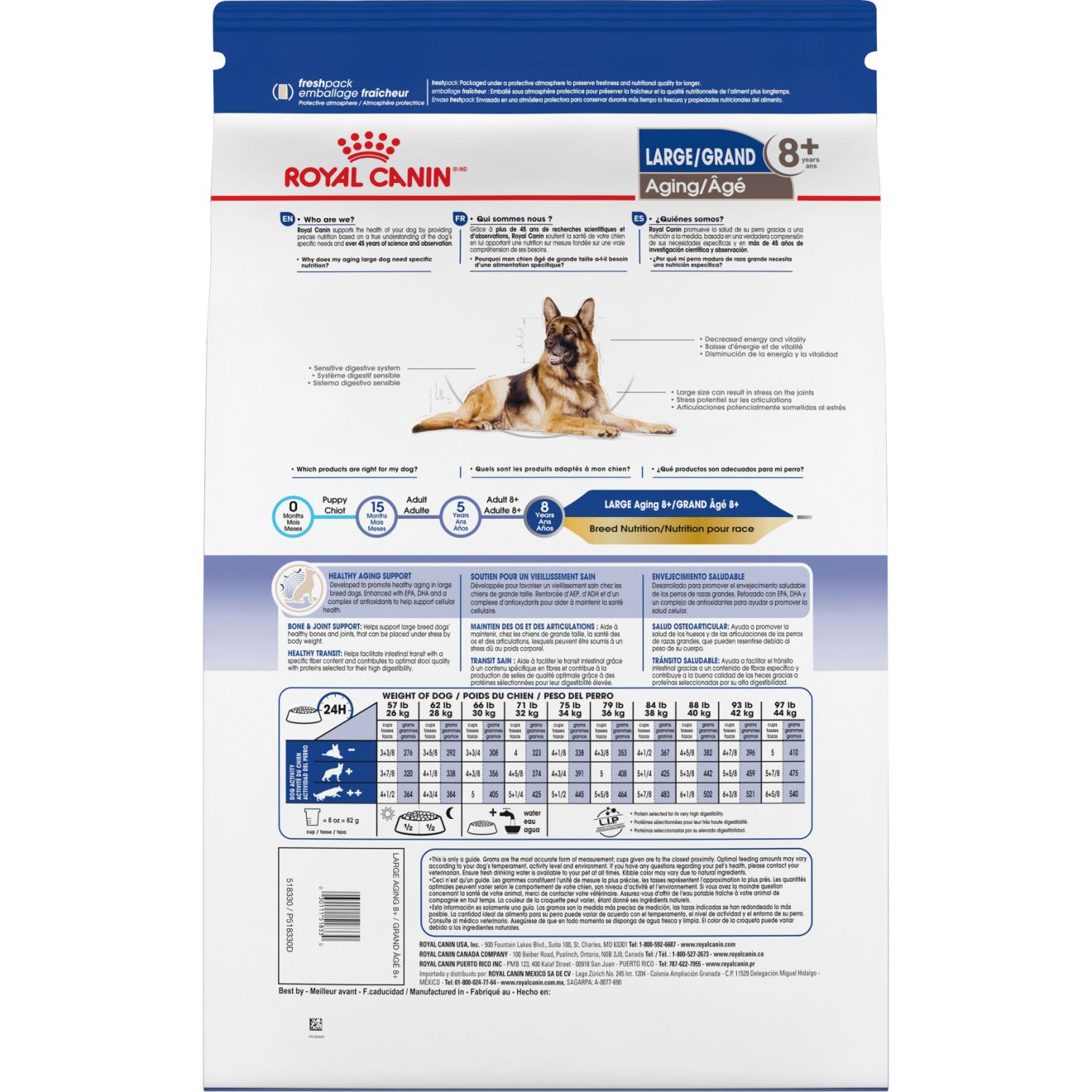 Royal canin large breed puppy hot sale feeding chart