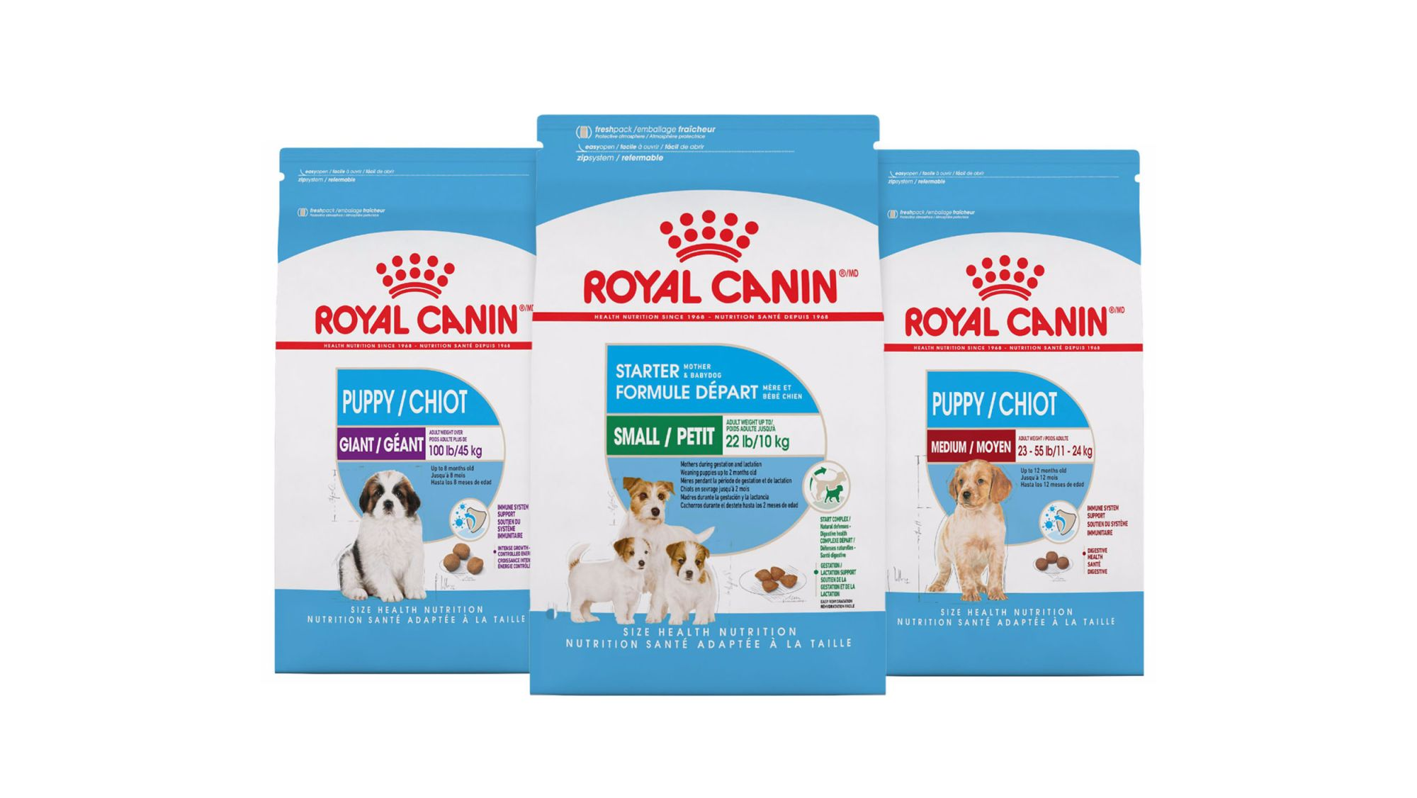 Royal Canin Puppy formulas