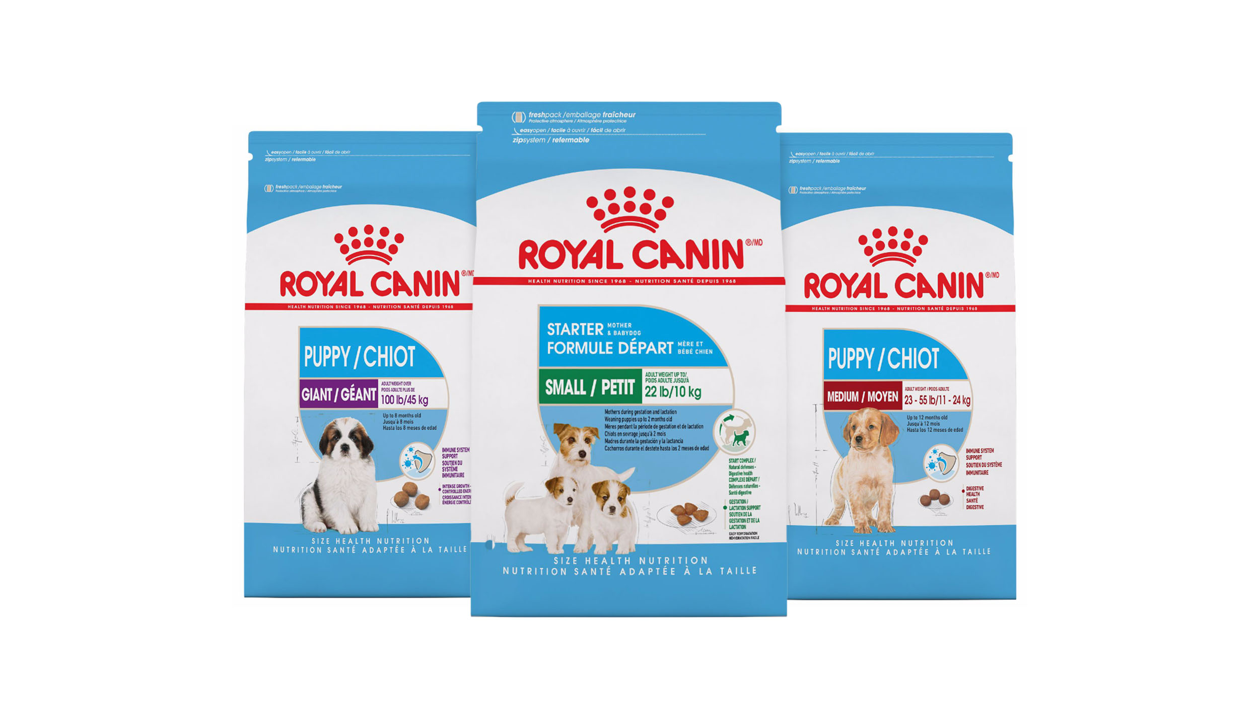 Packshot Royal Canin puppyvoeding