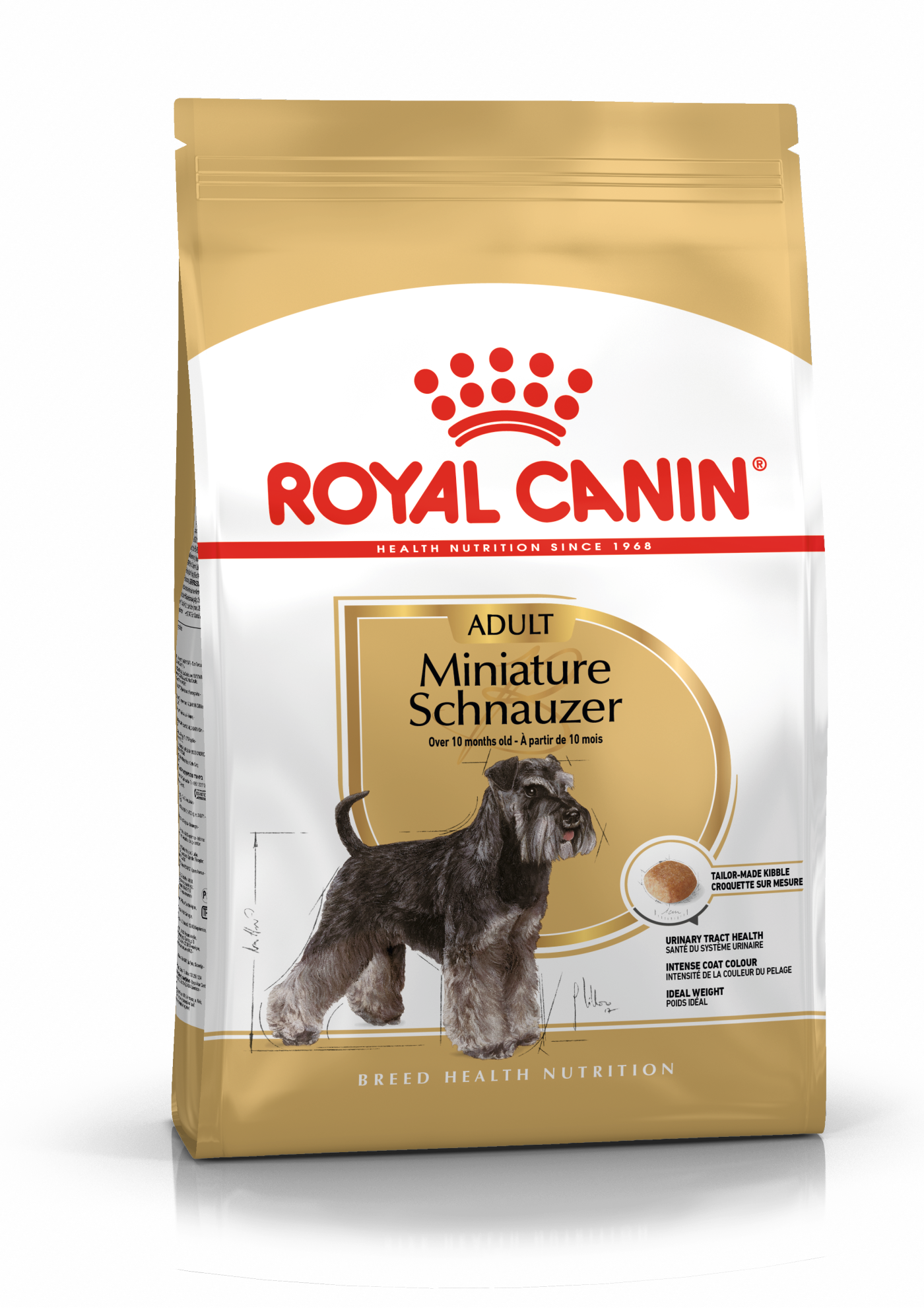 อาหารสุนัขโต พันธุ์มิเนียเจอร์ ชนาวเซอร์ ชนิดเม็ด (MINIATURE SCHNAUZER ADULT)