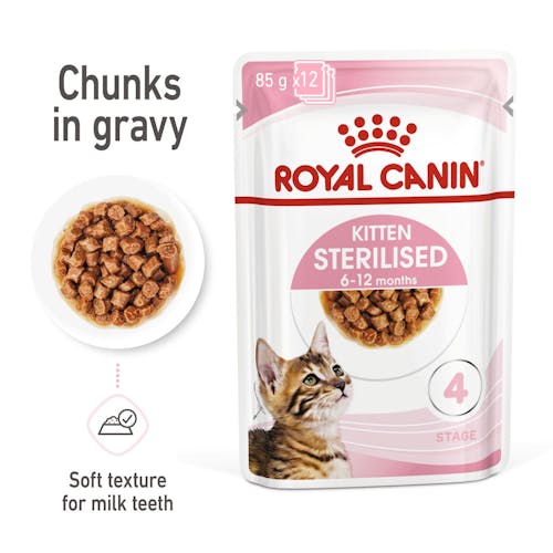 Kitten Sterilised Chunks In Gravy