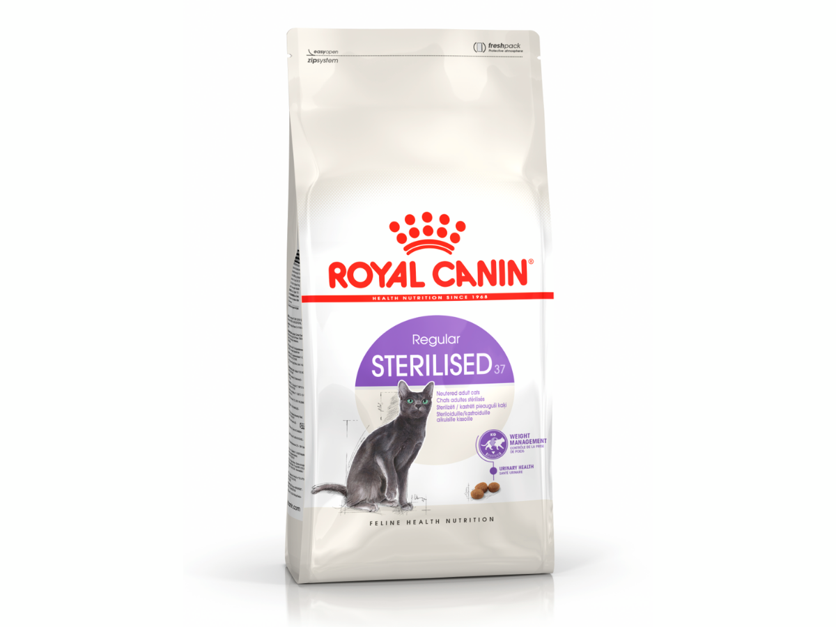 Croquettes Sterilised 37 Royal Canin pour chat stérilisé