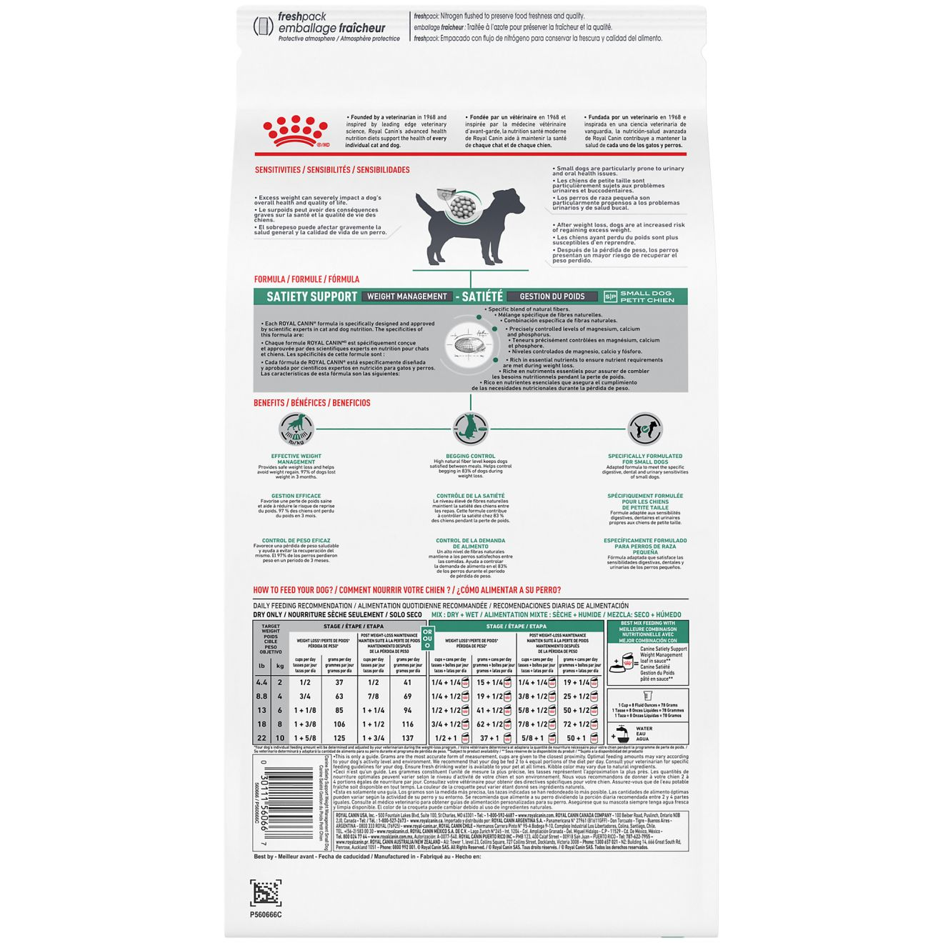 Canine Satiety Support Weight Management Small Dog