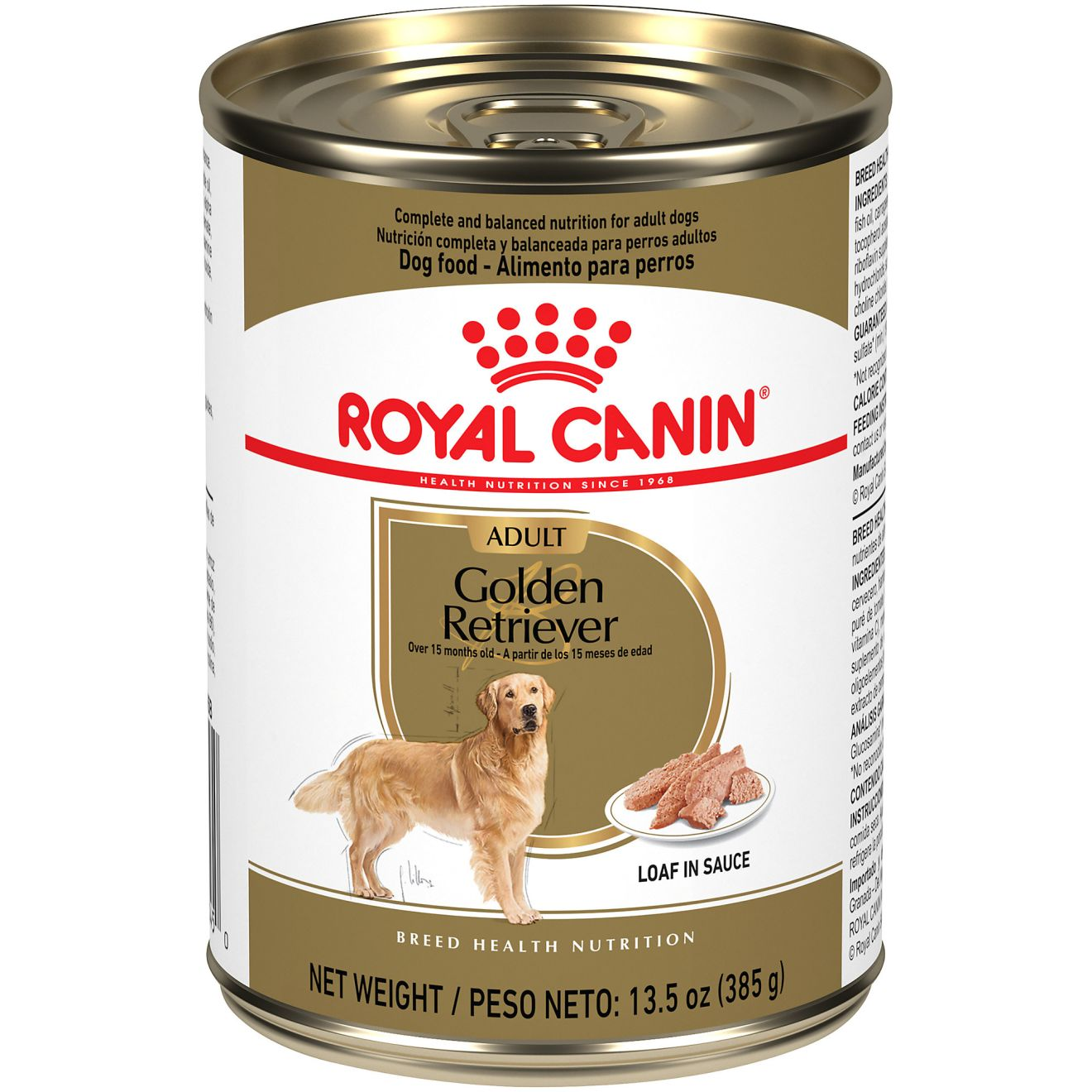 Golden Retriever Adult Loaf in Sauce Canned Dog Food