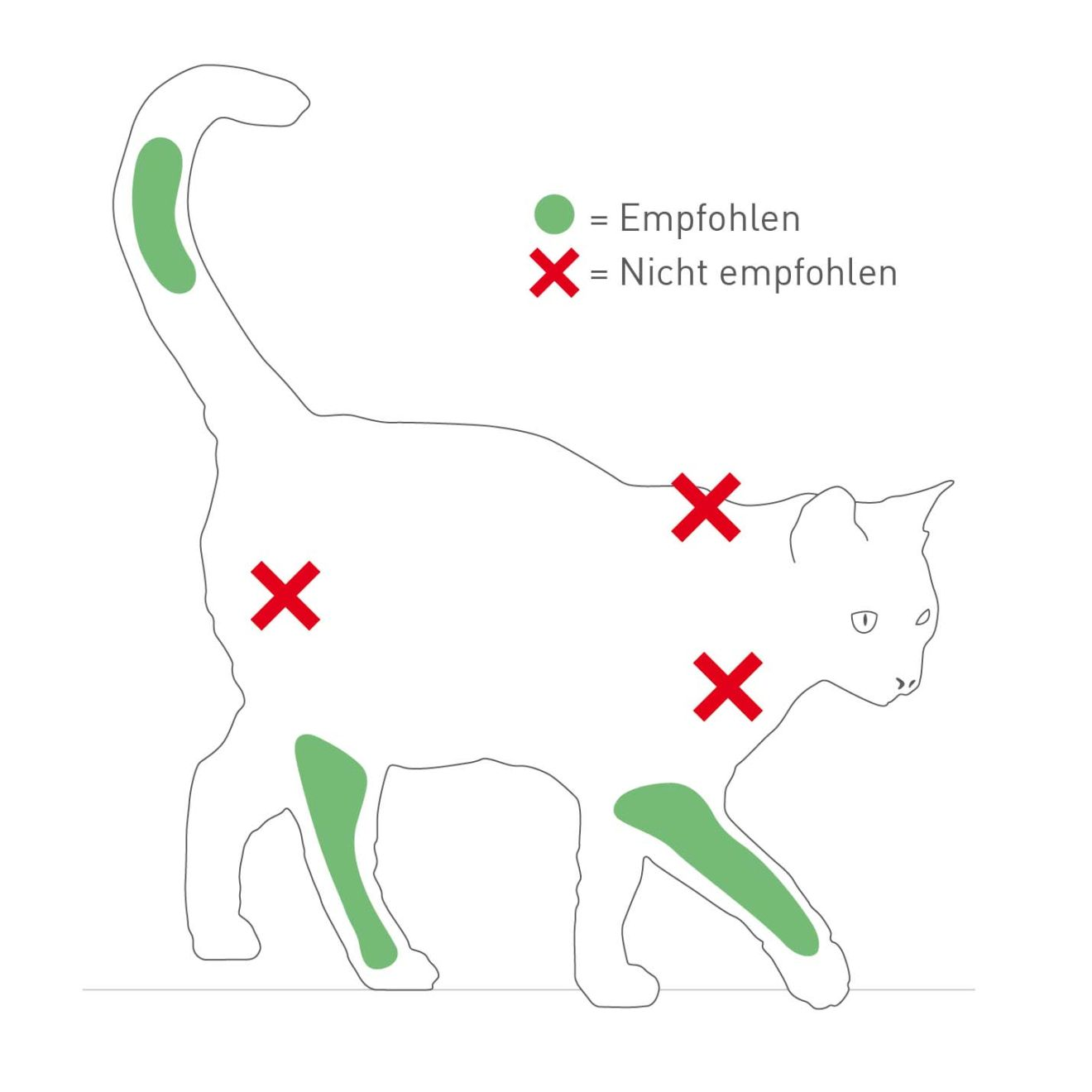Die Injektionsstellen von Impfstoffen müssen in den Patientenunterlagen vermerkt werden