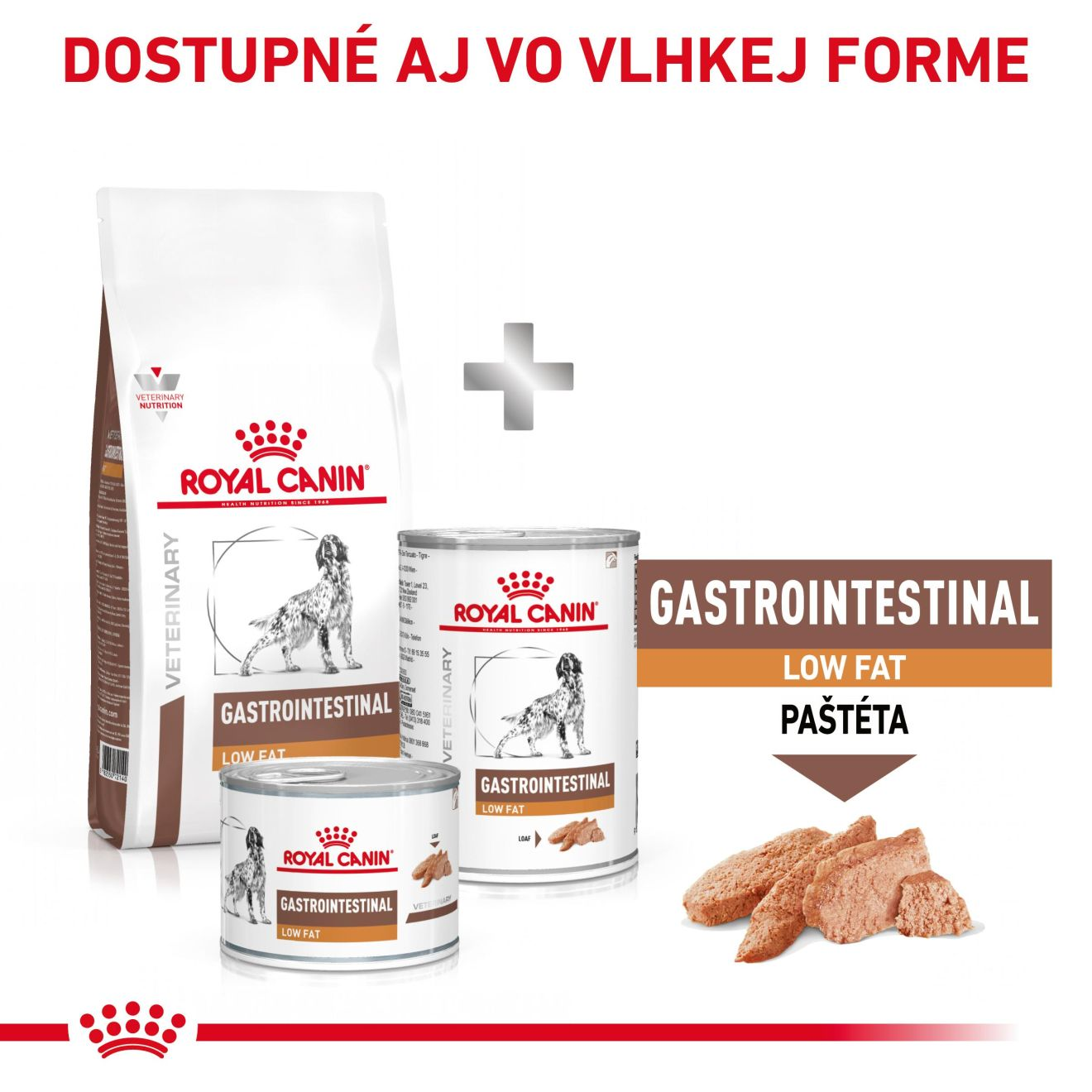 ROYAL CANIN Gastrointestinal Low Fat Dry granule so zníženým obsahom tuku pre dospelých psov s ochorením tráviaceho traktu