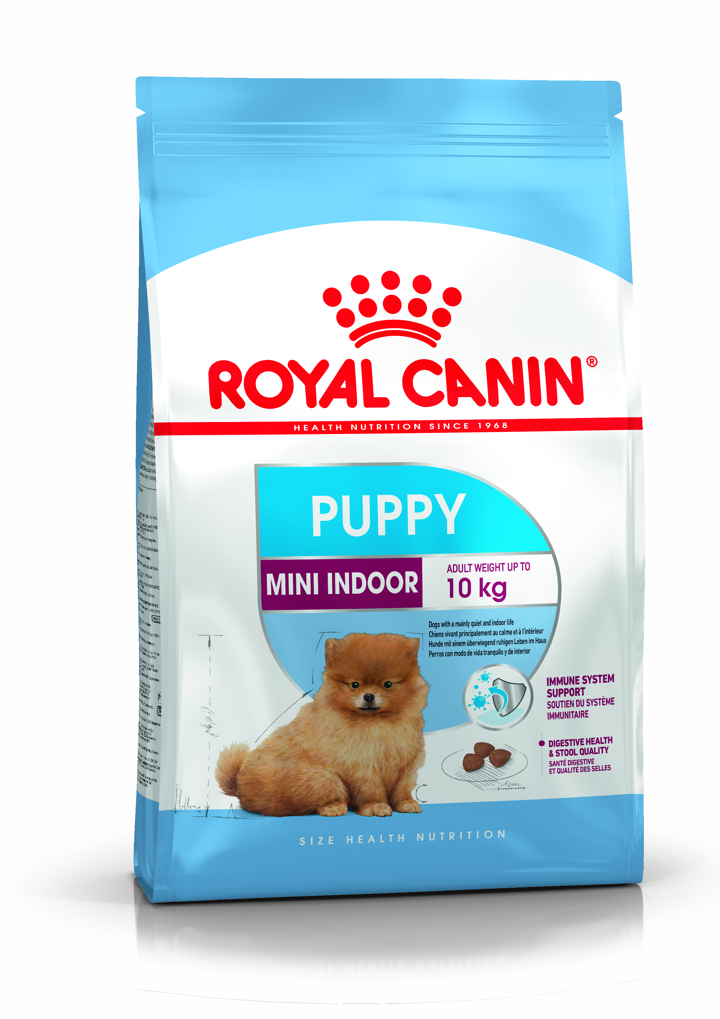 Stoel Glimlach zand Mini Indoor Puppy Dry - Royal Canin