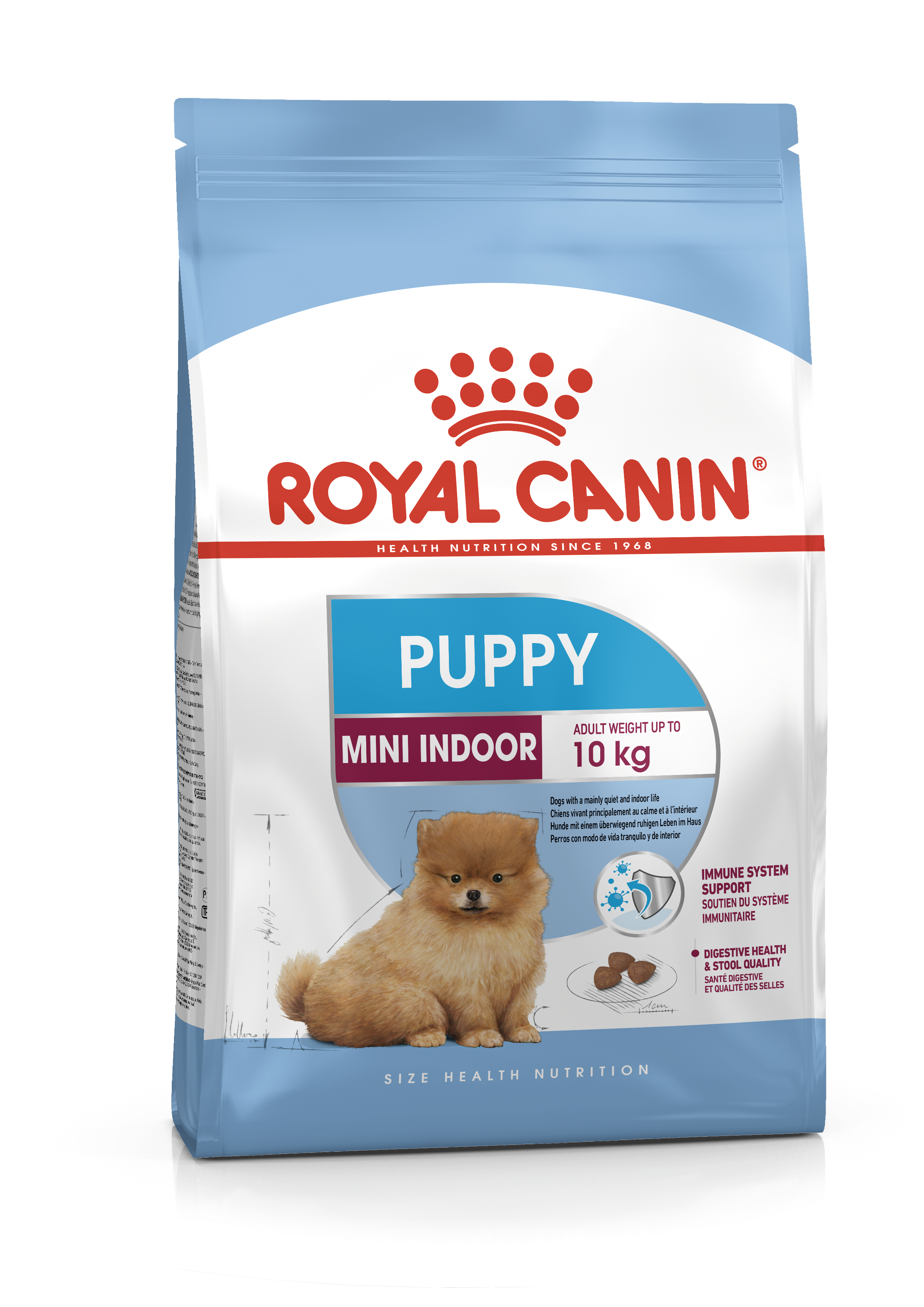 Stoel Glimlach zand Mini Indoor Puppy Dry - Royal Canin