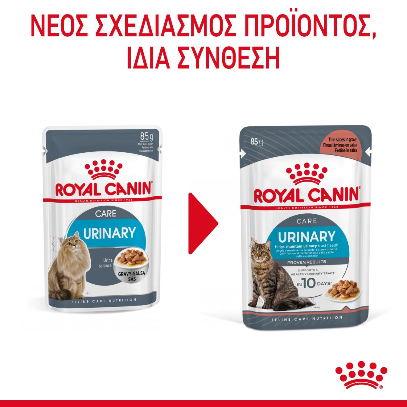 URINARY CARE Λεπτές φέτες σε σάλτσα