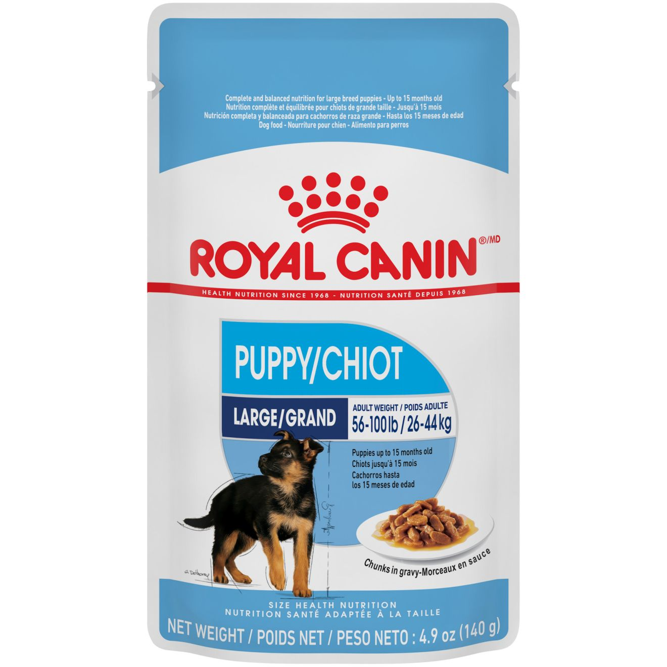 Large Puppy Pouch Dog Food