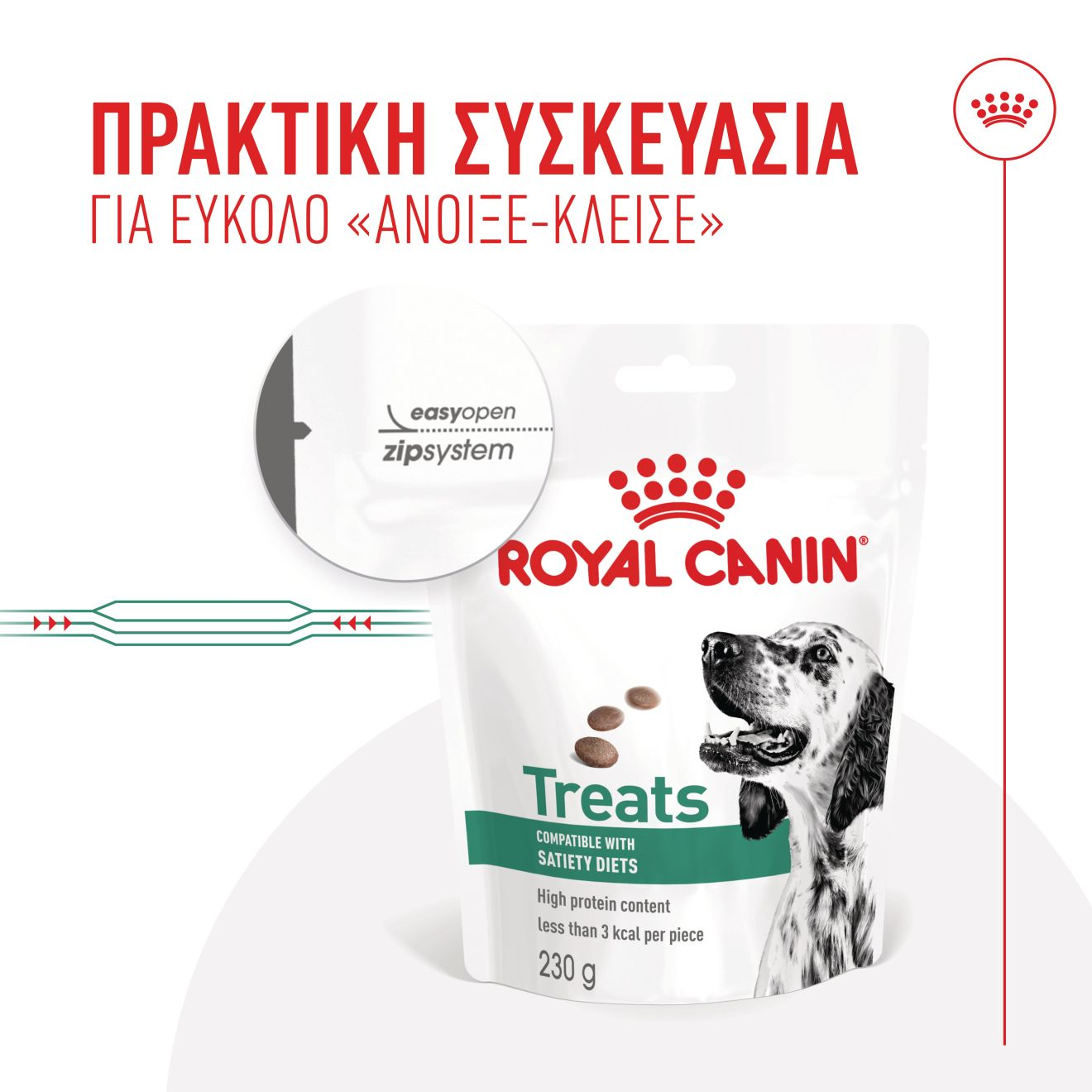 TREATS COMPATIBLE WITH SATIETY DIETS