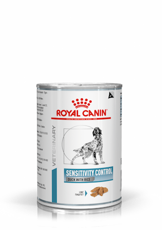 อาหารสุนัขประกอบการรักษา และทดสอบภาวะภูมิแพ้อาหาร ชนิดเปียก (SENSITIVITY CONTROL DUCK WITH RICE)