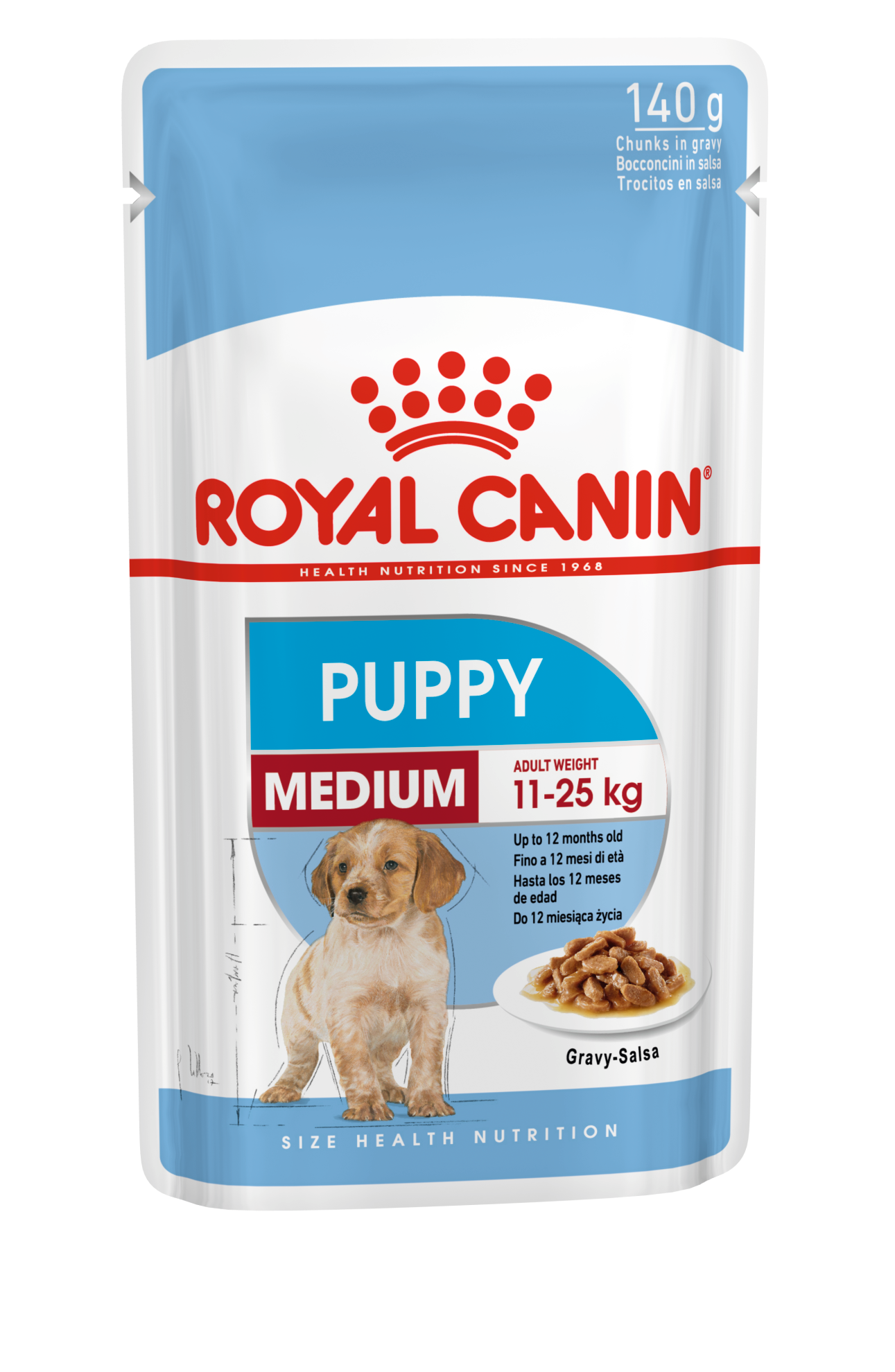 Royal Canin Medium Puppy konserv (tükid kastmes)