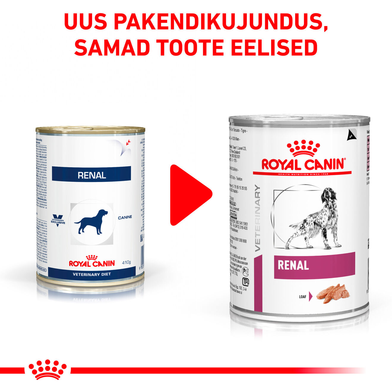 Royal Canin Renal Dog konserv (pasteet)