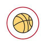 Illustration of a yellow ball