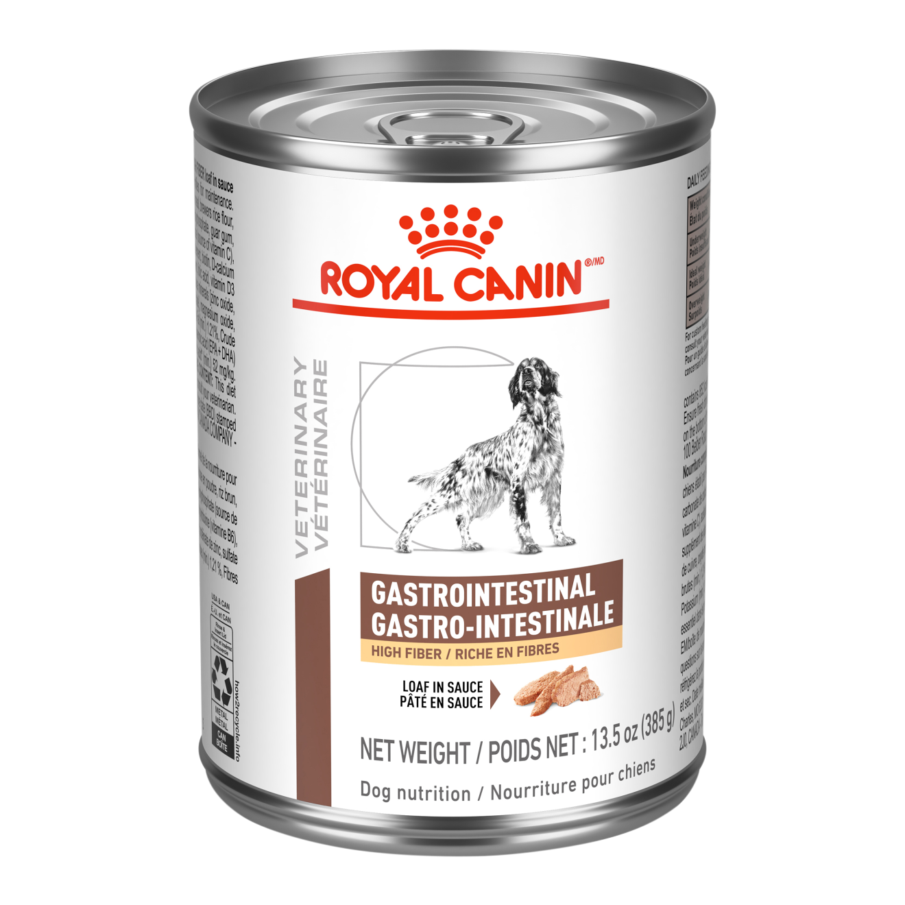 Canine Gastrointestinal High Fiber Loaf In Sauce 