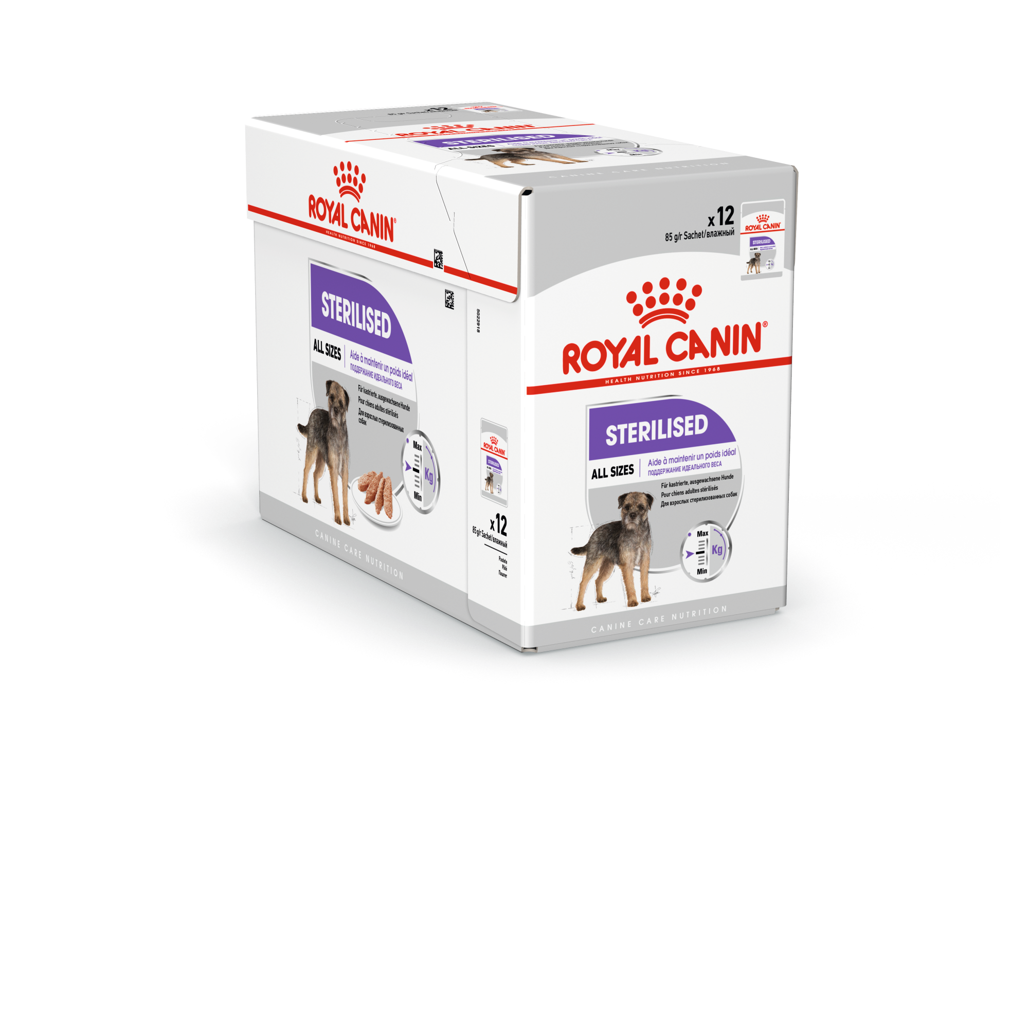 Royal Canin - Sterilised Adult Loaf 12x85 g - Hund - Hundmat & hundfoder - Våtmat & Våtfoder för hund - ZOO.se