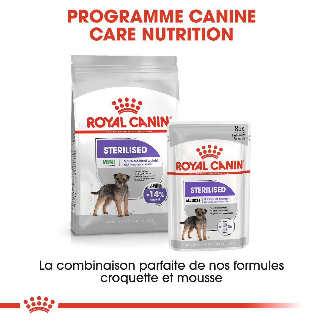 STERILISED für Hunde Mousse