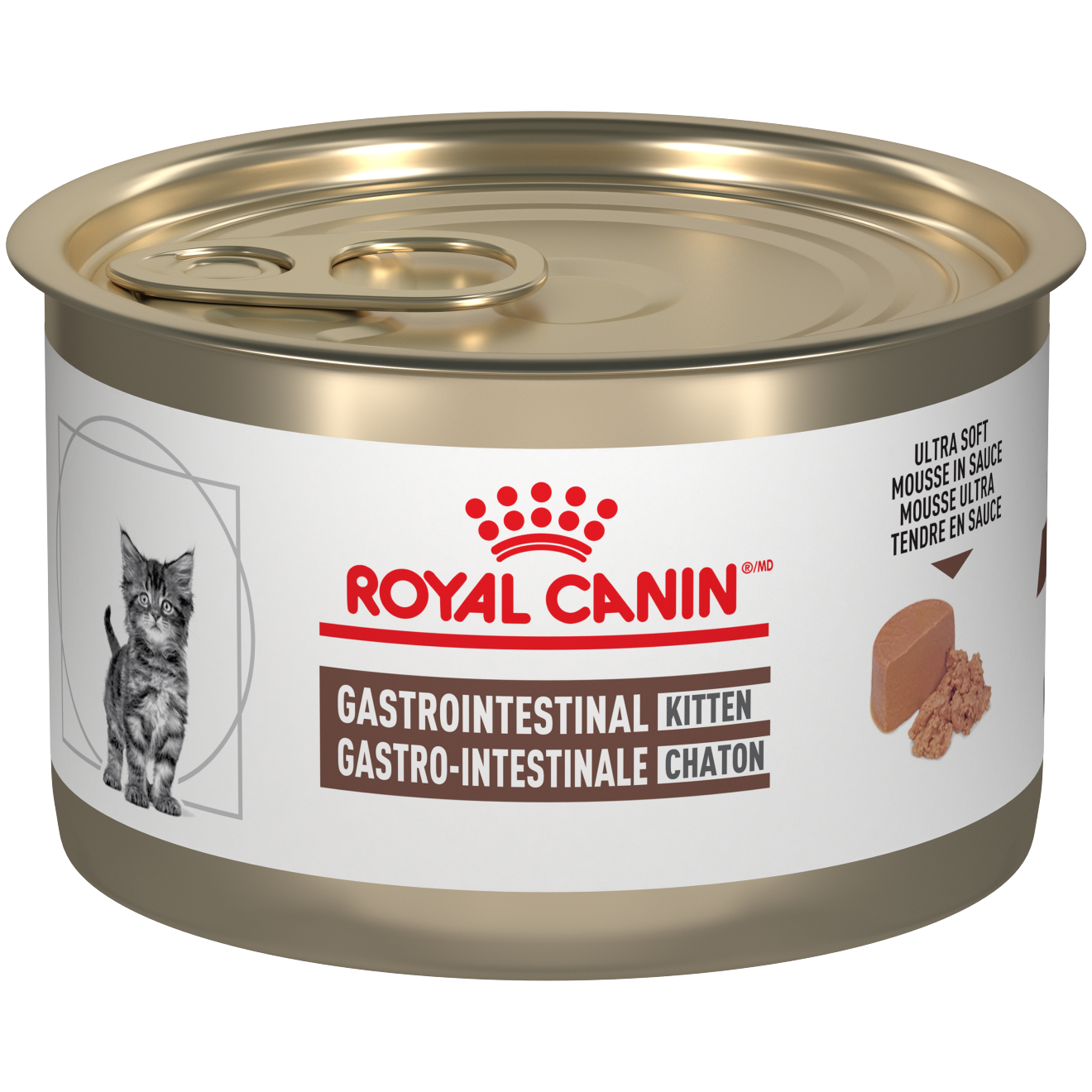 Féline Gastro-Intestinale Chaton Mousse Ultra Onctueuse En Sauce