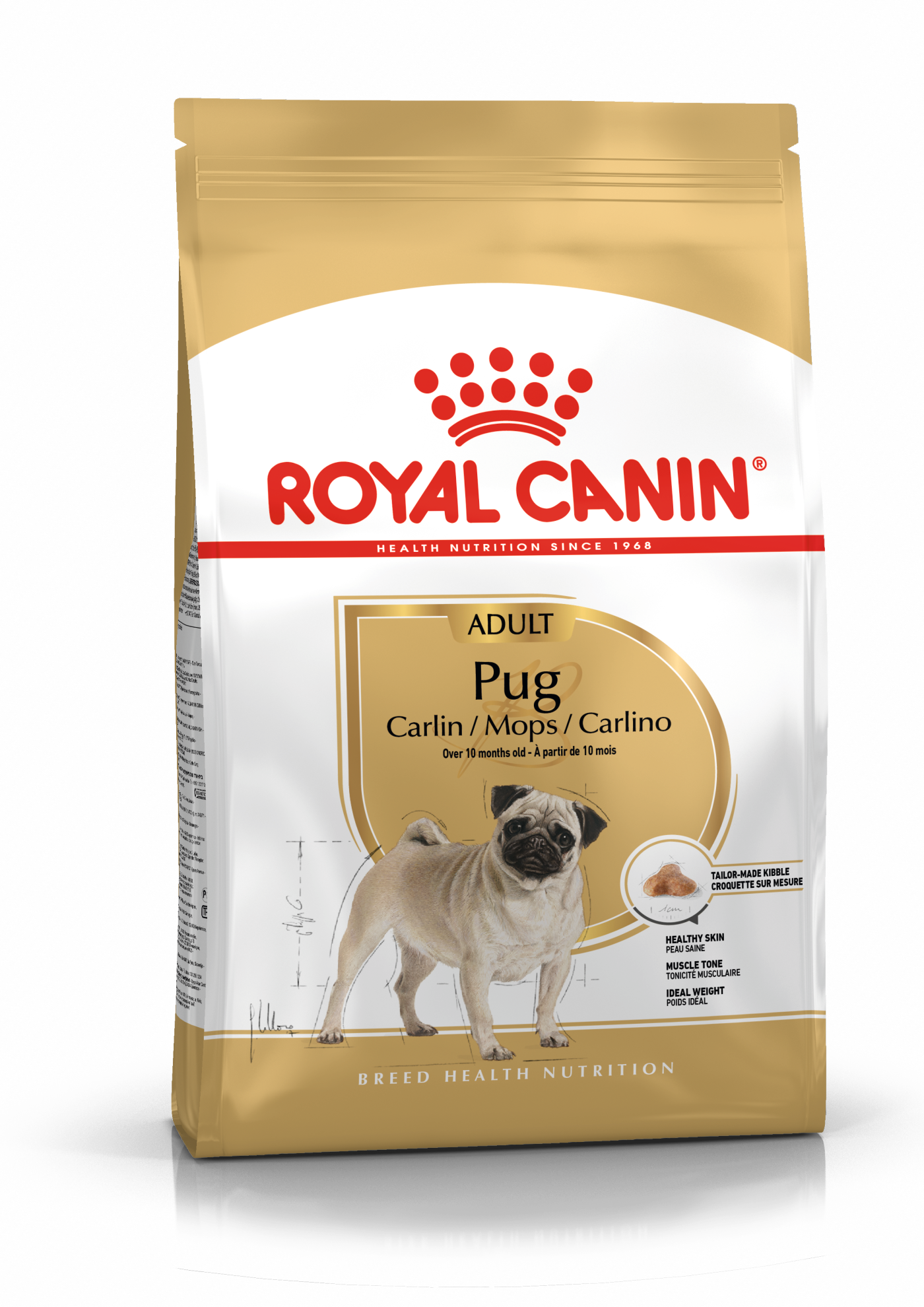 อาหารสุนัขโต พันธุ์ปั๊ก ชนิดเม็ด (PUG ADULT)