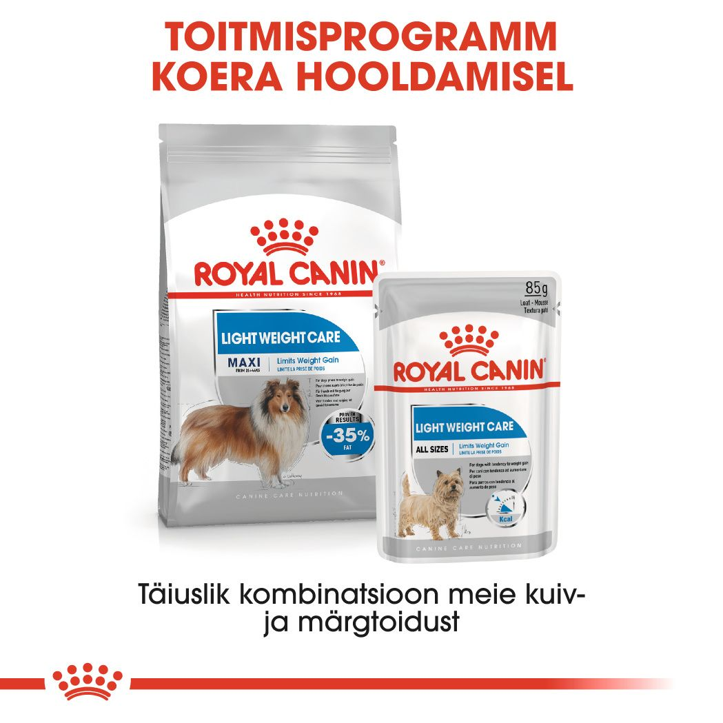 Royal Canin Maxi Light Weight Care kuivtoit