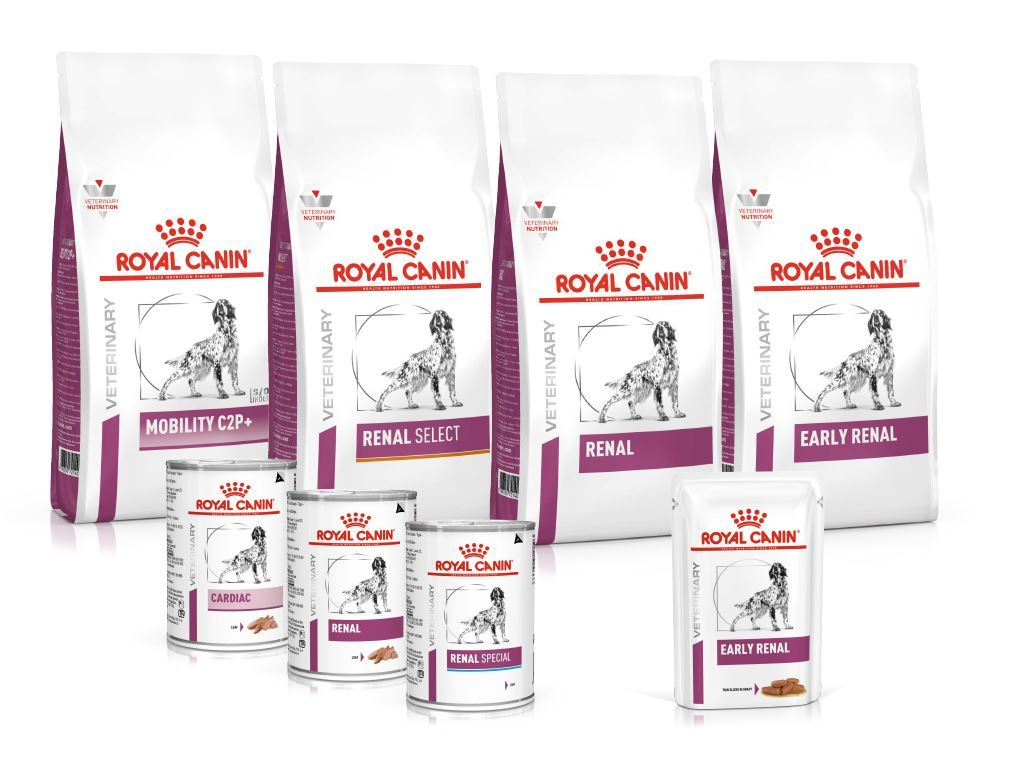 Renal range packshots for dogs