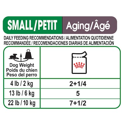 pouch small ageing feeding inst