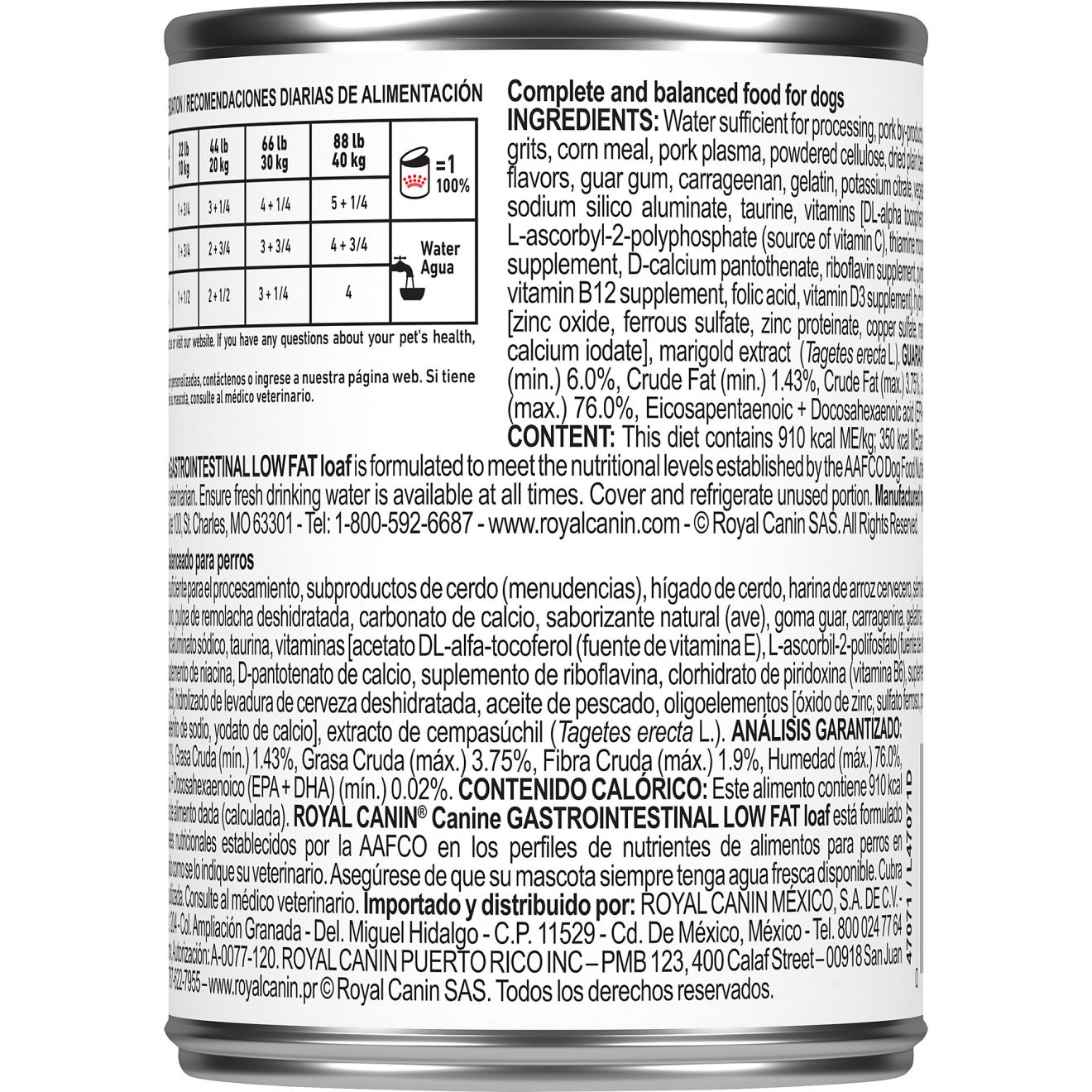 Royal canin 2025 gastrointestinal ingredients