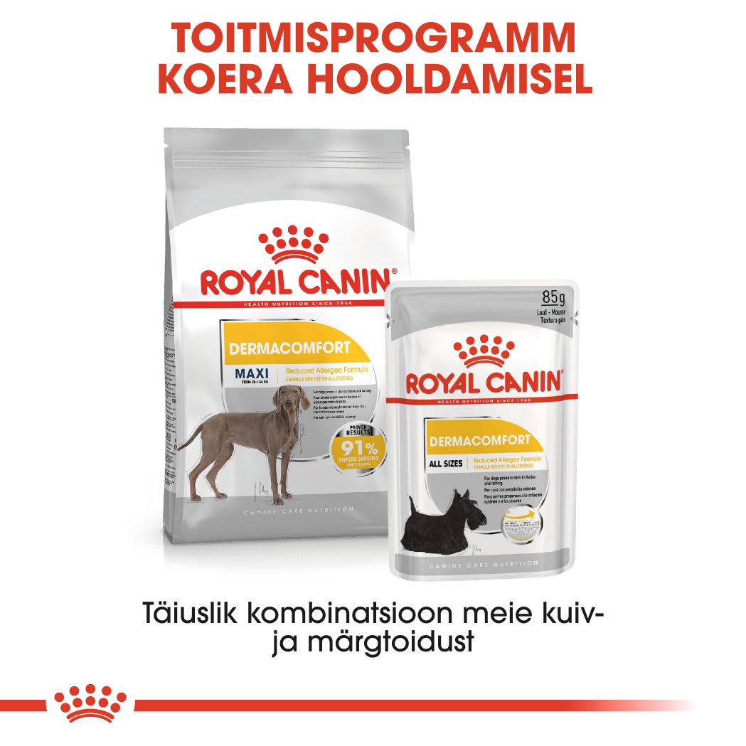 Royal Canin Maxi Dermacomfort kuivtoit