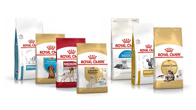 Packshot aliments pour chats et chiens