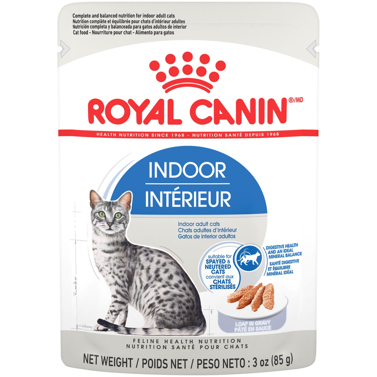 Intérieur Pâté en sauce – Nourriture en sachet pour chats